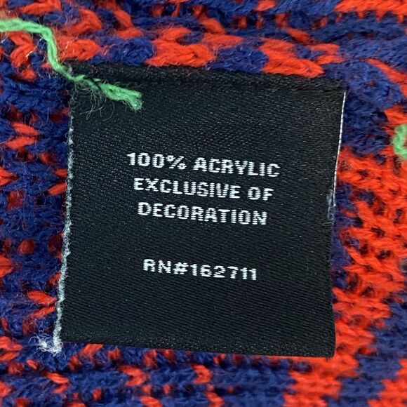 Blizzard Bay Ugly Christmas Sweater Men's Medium Reindeer Beer Holder Drinking - Picture 5 of 7